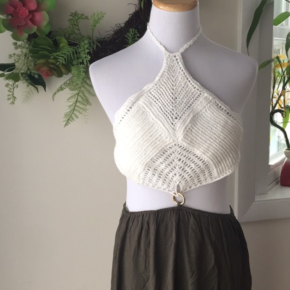 L’ATISTE Dresses & Skirts - Crochet Halter Two Piece Maxi